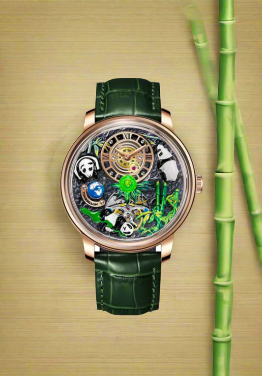 Green Pandə Automatic Rose Gold