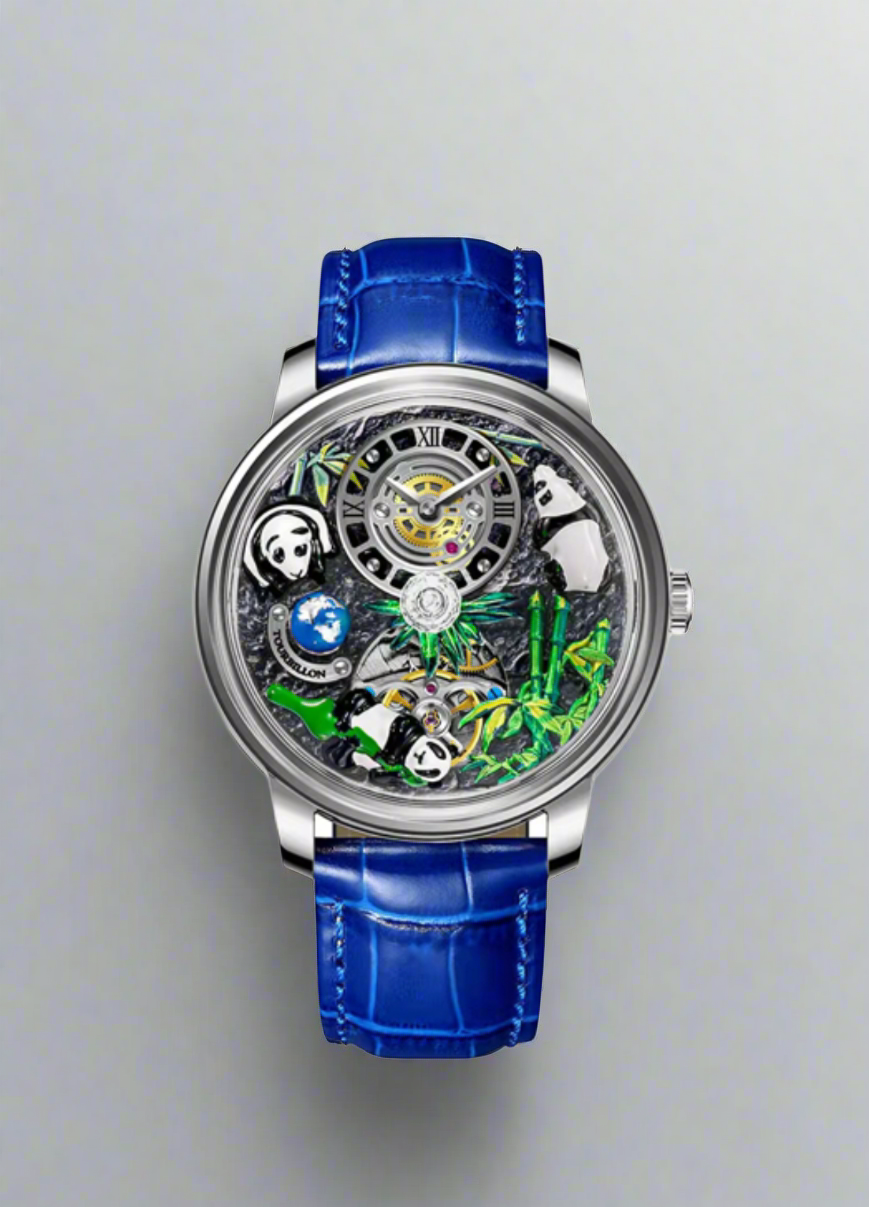 Blue Pandə Automatic Silver