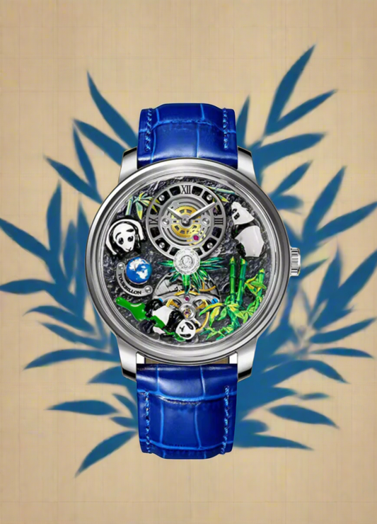 Blue Pandə Automatic Silver